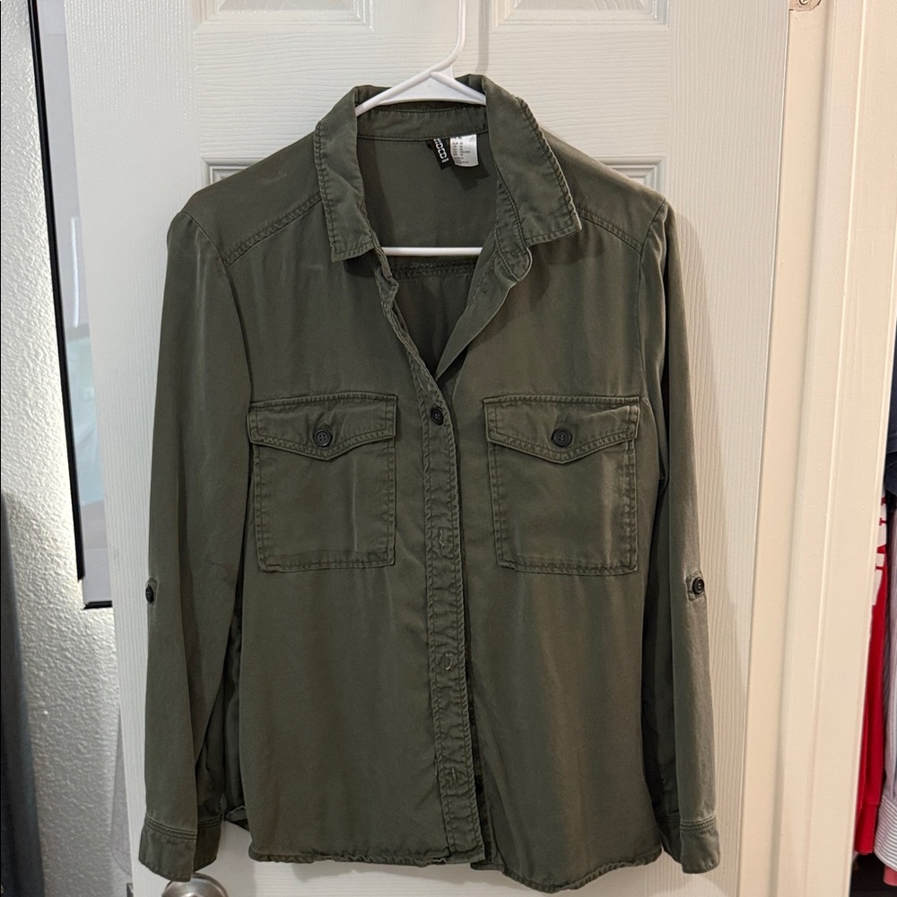 Olive Green Women's shirt